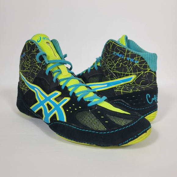 Yellow Wrestling Shoes Boots Mens 